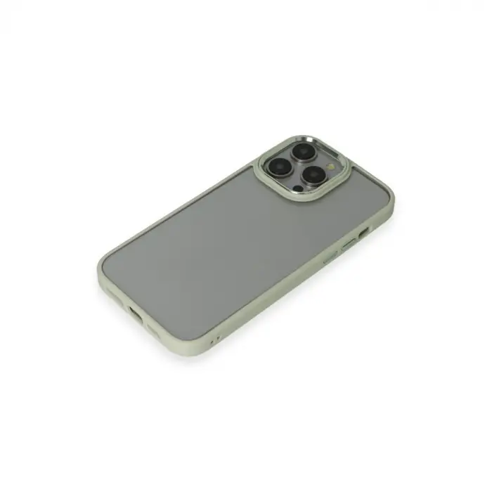 İphone 14 Pro Max Kılıf Power Silikon - Yeşil