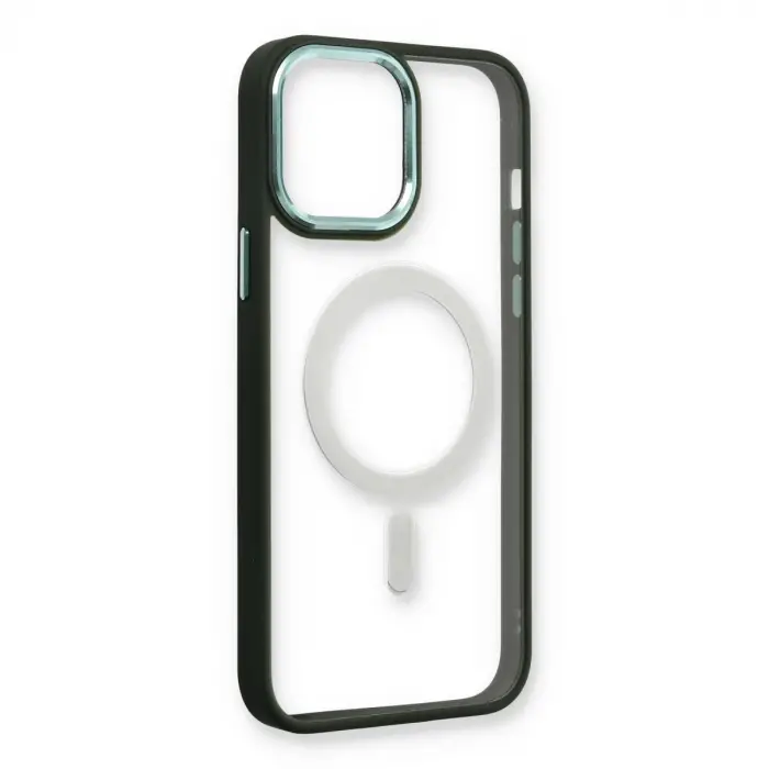 İphone 14 Pro Max Kılıf Room Magneticsafe Silikon - Köknar Yeşili