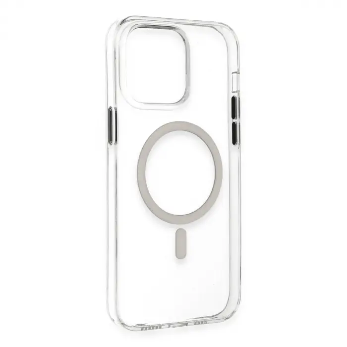 İphone 14 Pro Max Kılıf Tron Şeffaf Magsafe Kapak - Şeffaf