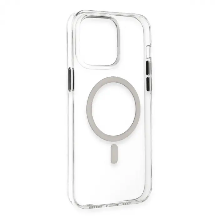İphone 14 Pro Max Kılıf Tron Şeffaf Magsafe Kapak - Şeffaf