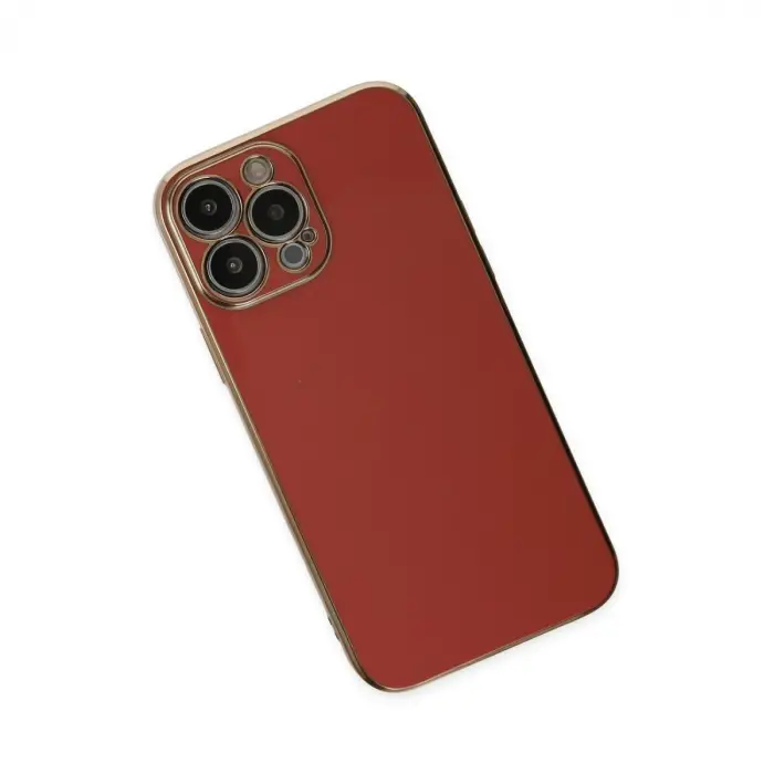 İphone 14 Pro Max Kılıf Volet Silikon - Kırmızı