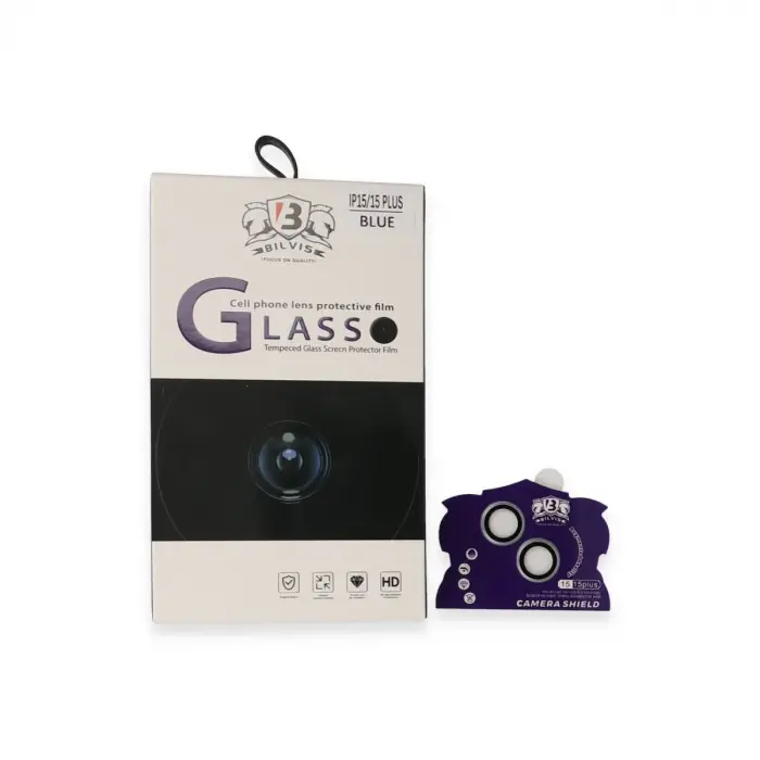 İphone 15 Bilvis Titan Kamera Lens - Sierra Blue