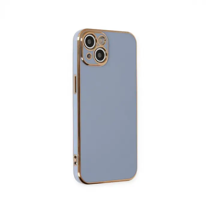 İphone 15 Kılıf Volet Silikon - Mavi