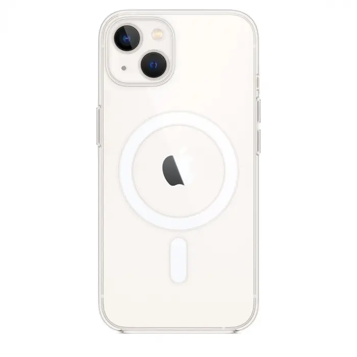İphone 15 Plus Kılıf Magneticsafe Şeffaf Silikon - Şeffaf