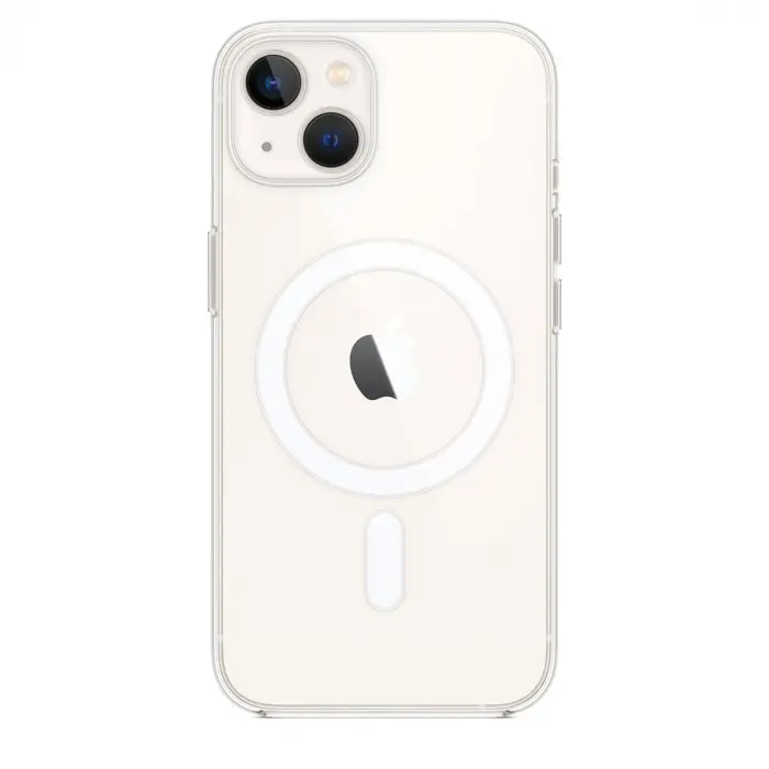 İphone 15 Plus Kılıf Magneticsafe Şeffaf Silikon - Şeffaf