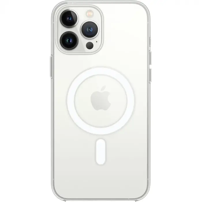 İphone 15 Pro Kılıf Magneticsafe Şeffaf Silikon - Şeffaf