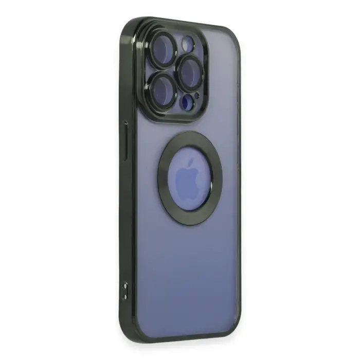 İphone 15 Pro Kılıf Slot Silikon - Köknar Yeşili