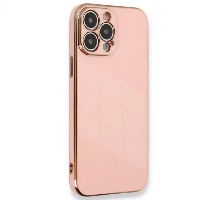 İphone 15 Pro Kılıf Volet Silikon - Pembe