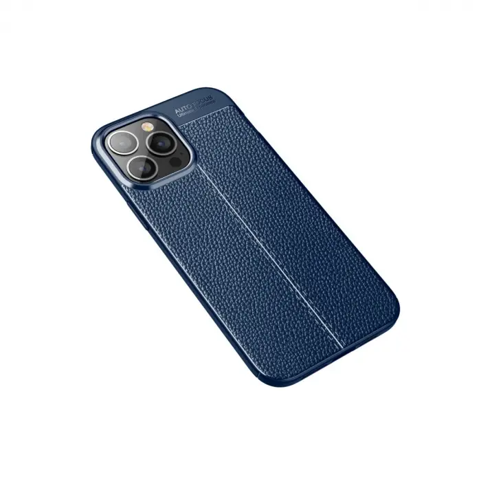 İphone 15 Pro Max Kılıf Auto Focus Kapak - Lacivert