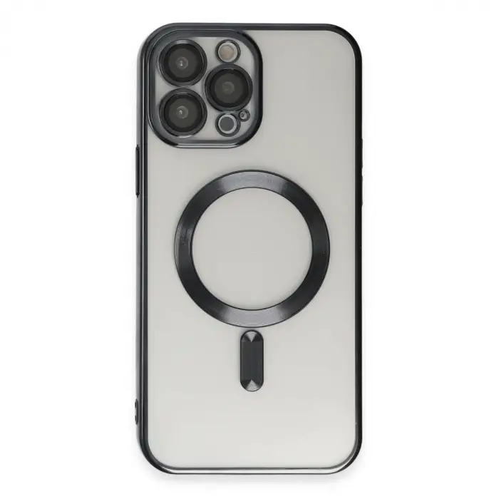 İphone 15 Pro Max Kılıf Kross Magneticsafe Kapak - Siyah