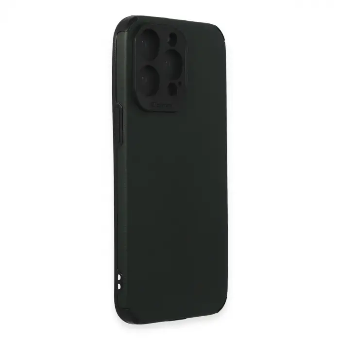 İphone 15 Pro Max Kılıf Loop Deri Silikon - Yeşil