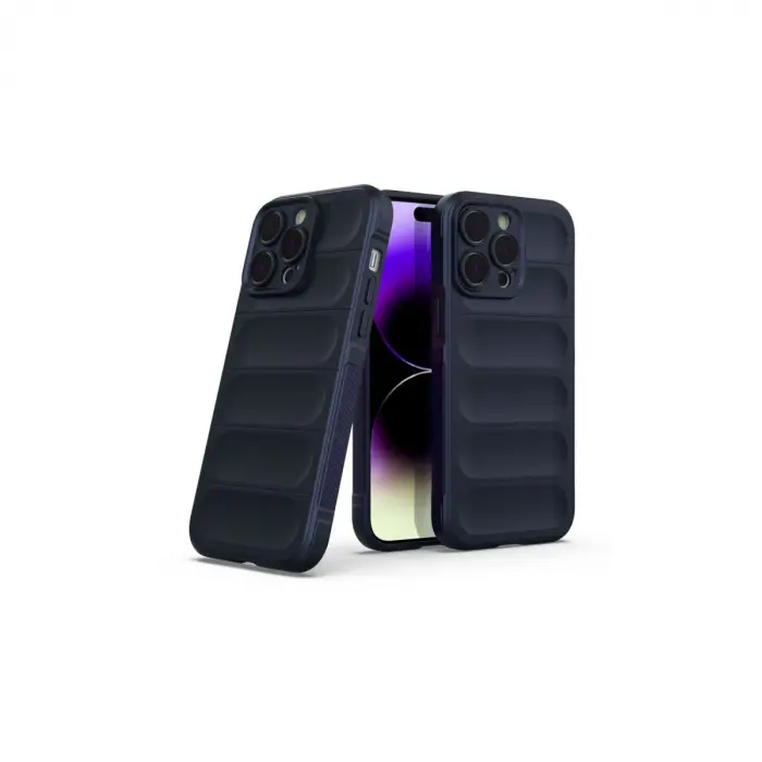 İphone 15 Pro Max Kılıf Optimum Silikon - Lacivert