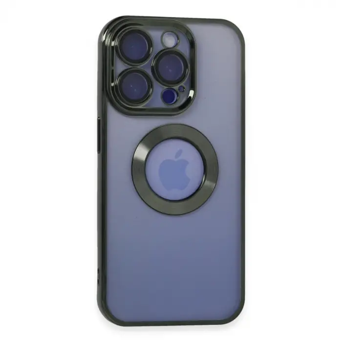 İphone 15 Pro Max Kılıf Slot Silikon - Köknar Yeşili