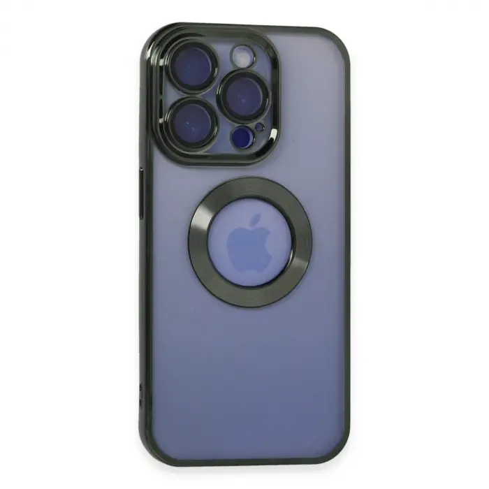 İphone 15 Pro Max Kılıf Slot Silikon - Köknar Yeşili