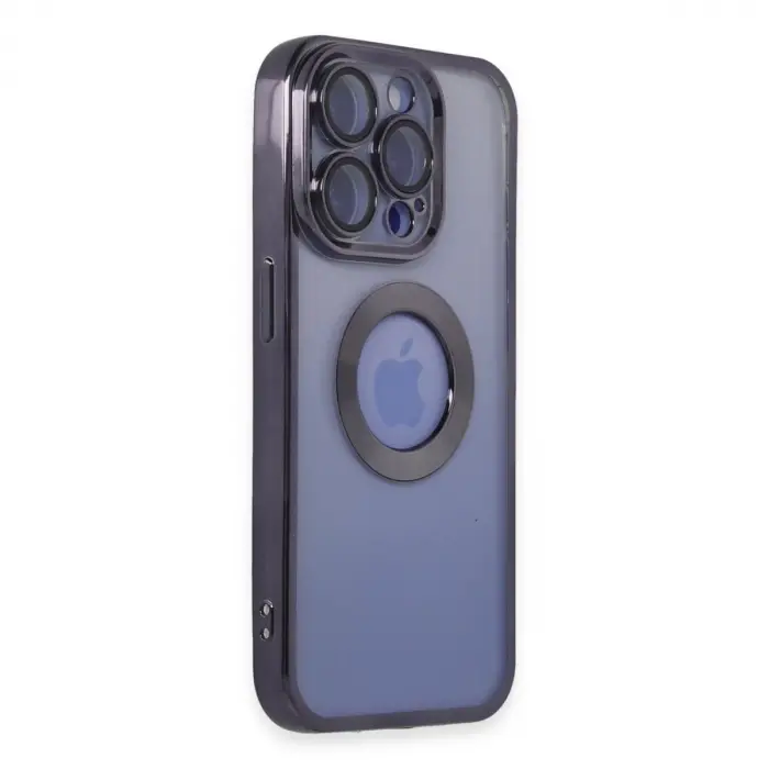 İphone 15 Pro Max Kılıf Slot Silikon - Mor
