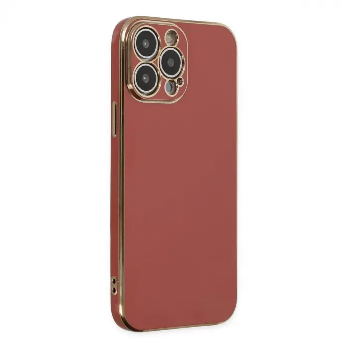 İphone 15 Pro Max Kılıf Volet Silikon - Kırmızı