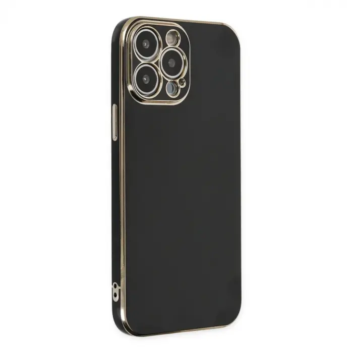 İphone 15 Pro Max Kılıf Volet Silikon - Siyah