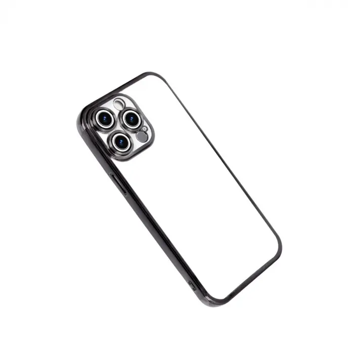 İphone 15 Pro Max Razer Lensli Silikon - Siyah