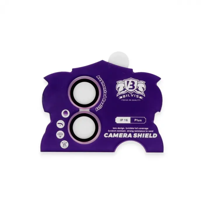 İphone 16 Bilvis Titan Kamera Lens - Pembe