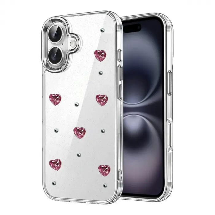 İphone 16 Fiyonk Desenli Kapak - Desen 3