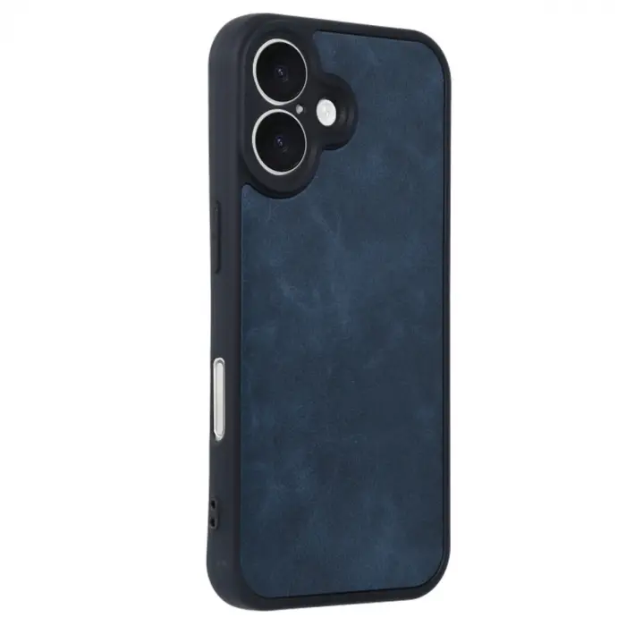 İphone 16 Kılıf Aras Deri Kapak - Lacivert