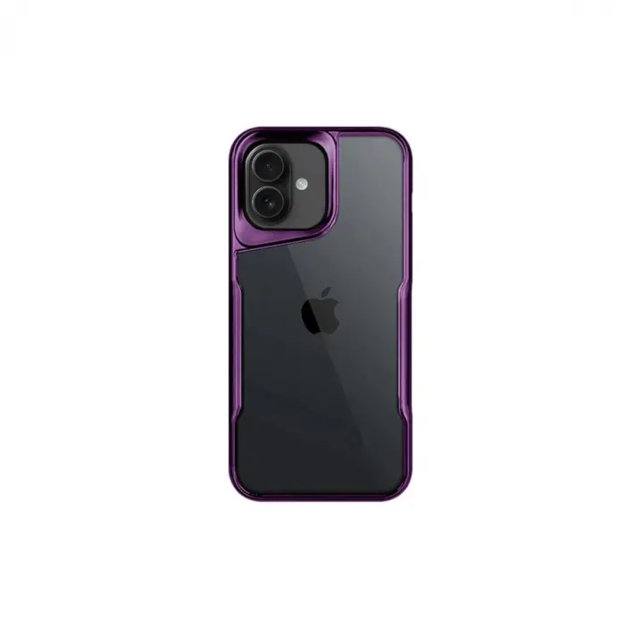 İphone 16 Kılıf Boyi Silikon Kapak - Derin Mor