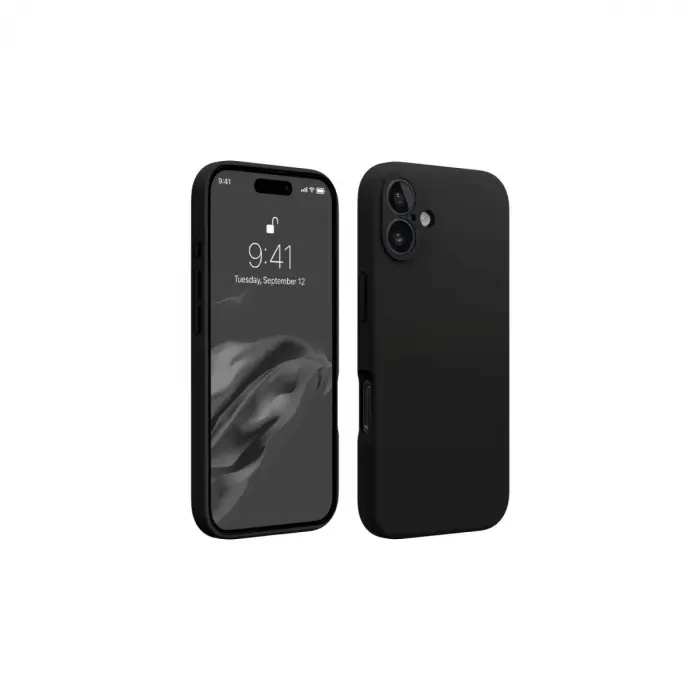 İphone 16 Kılıf First Silikon - Siyah