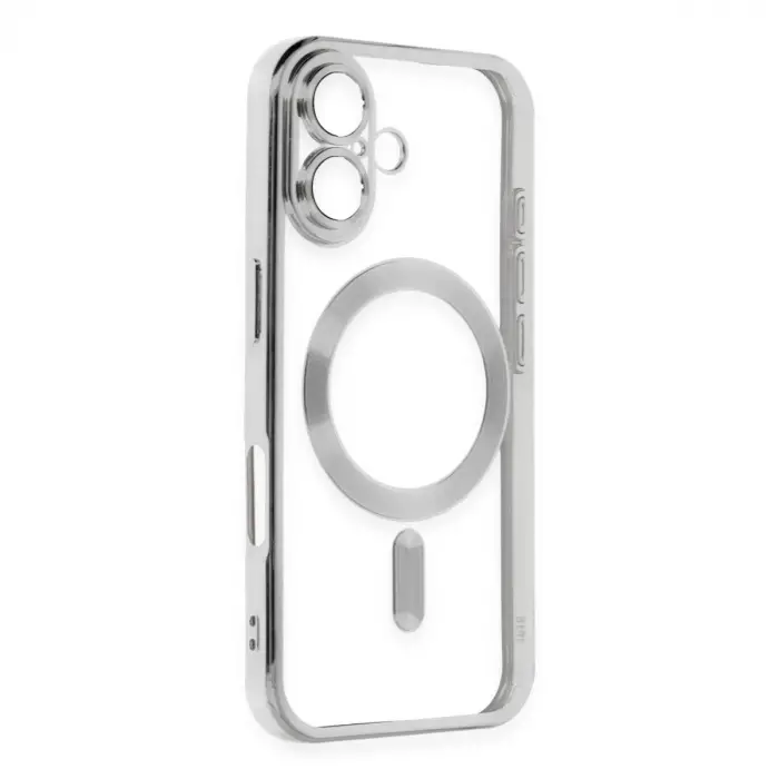 İphone 16 Kılıf Kross Magneticsafe Kapak - Gümüş