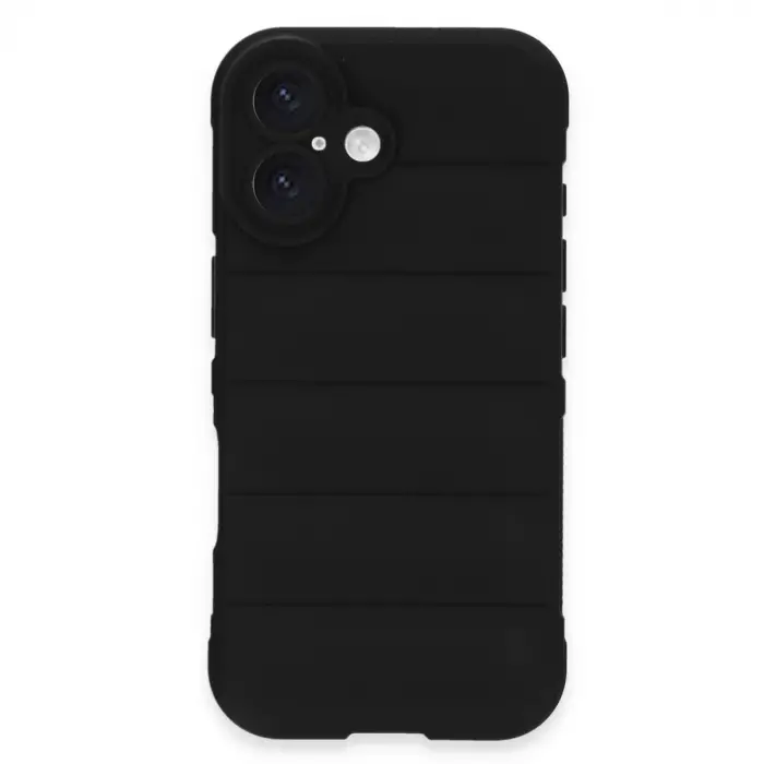 İphone 16 Kılıf Optimum Silikon - Siyah