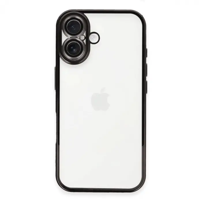 İphone 16 Kılıf Razer Lensli Silikon - Siyah