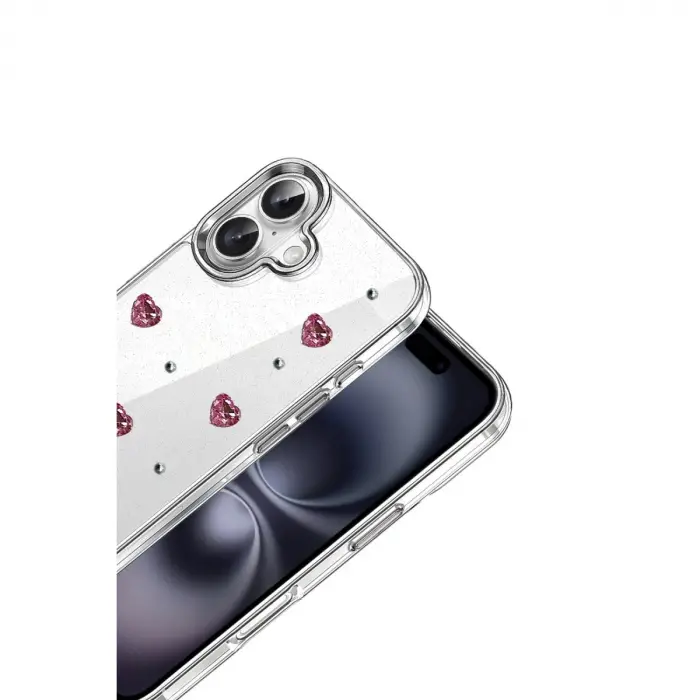 İphone 16 Plus Fiyonk Desenli Kapak - Desen 3