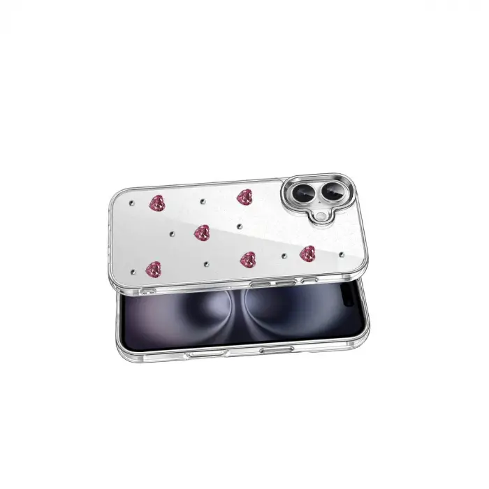 İphone 16 Plus Fiyonk Desenli Kapak - Desen 3