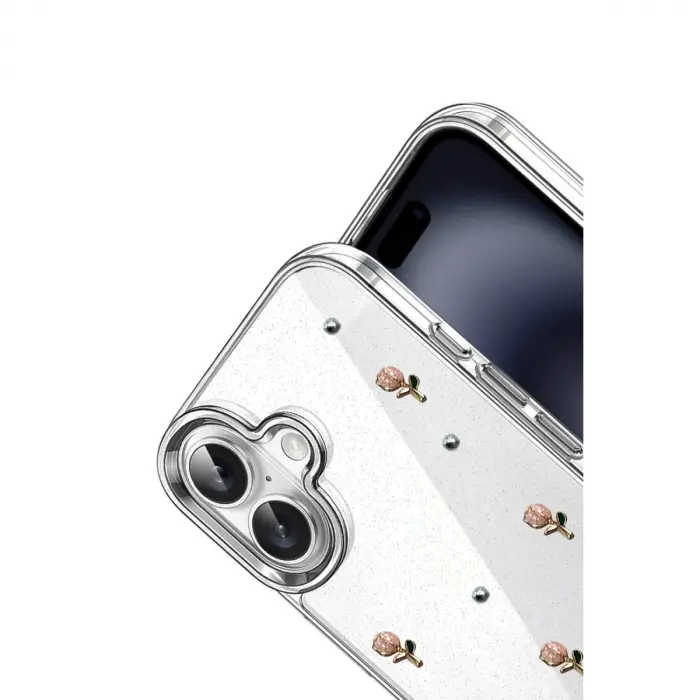 İphone 16 Plus Fiyonk Desenli Kapak - Desen 6