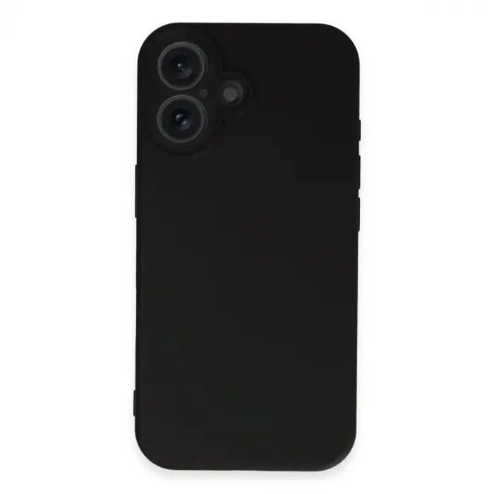 İphone 16 Plus Kılıf First Silikon - Siyah