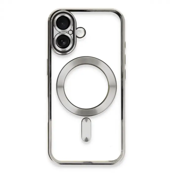 İphone 16 Plus Kılıf Kross Magneticsafe Kapak - Gümüş
