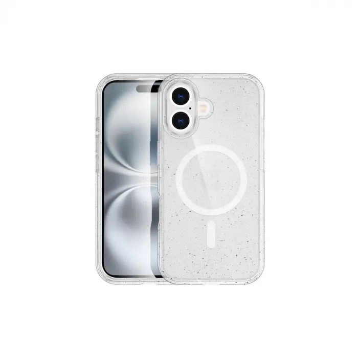İphone 16 Plus Kılıf  Magsafe Kapak - Şeffaf