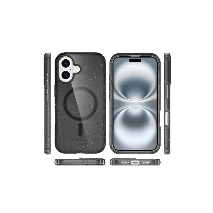 İphone 16 Plus Kılıf  Magsafe Kapak - Siyah