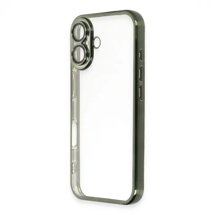 İphone 16 Plus Kılıf Razer Lensli Silikon - Yeşil