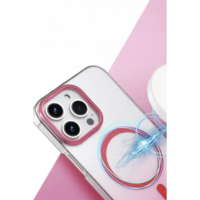 İphone 16 Pro Glossy Magsafe Kapak - Çöl Titanyum