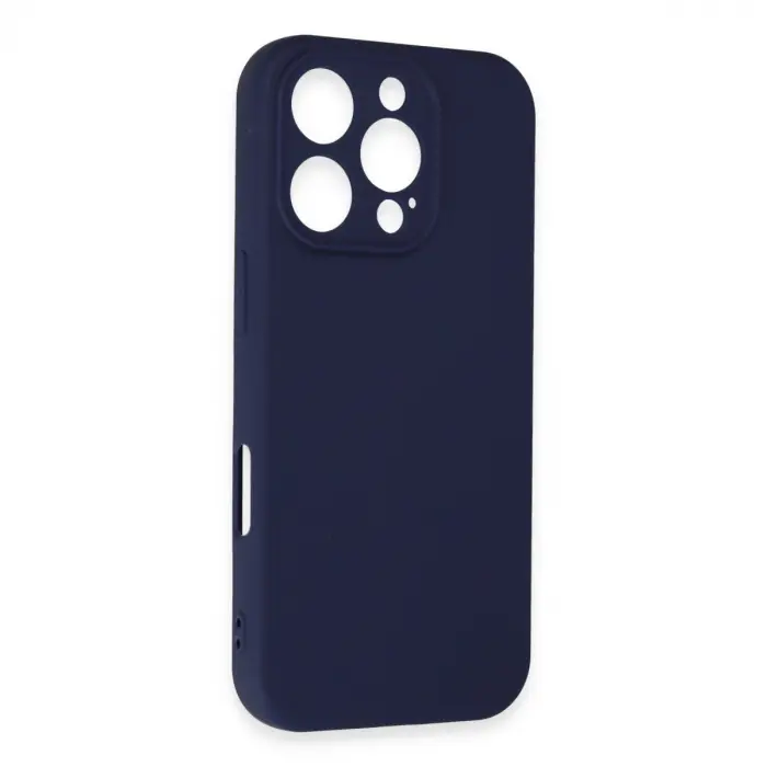 İphone 16 Pro Kılıf First Silikon - Lacivert