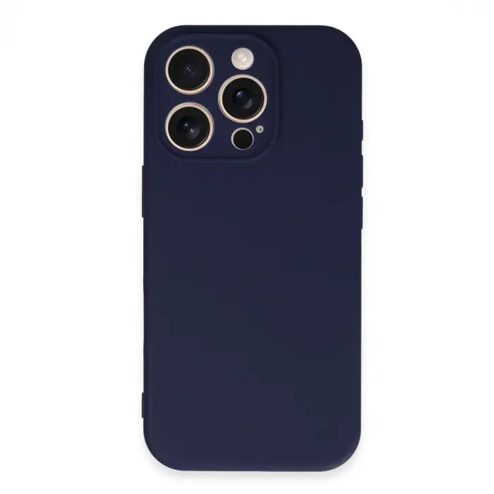 İphone 16 Pro Kılıf First Silikon - Lacivert