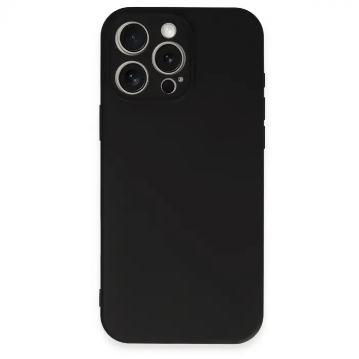 İphone 16 Pro Kılıf First Silikon - Siyah
