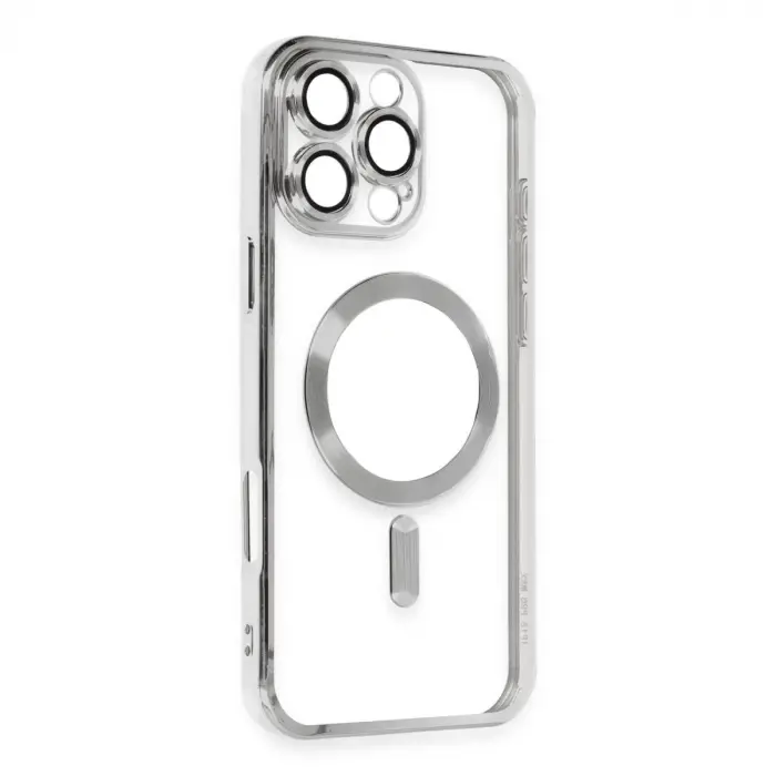 İphone 16 Pro Kılıf Kross Magneticsafe Kapak - Gümüş