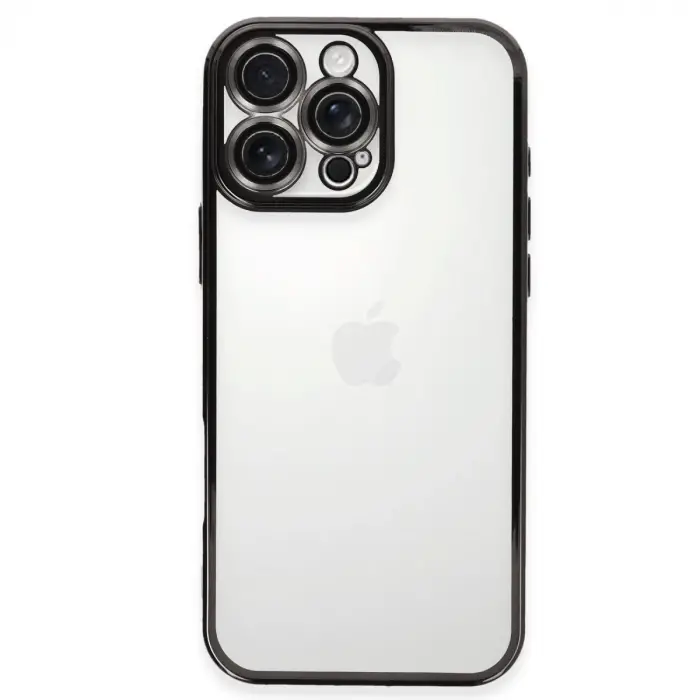 İphone 16 Pro Kılıf Razer Lensli Silikon - Siyah