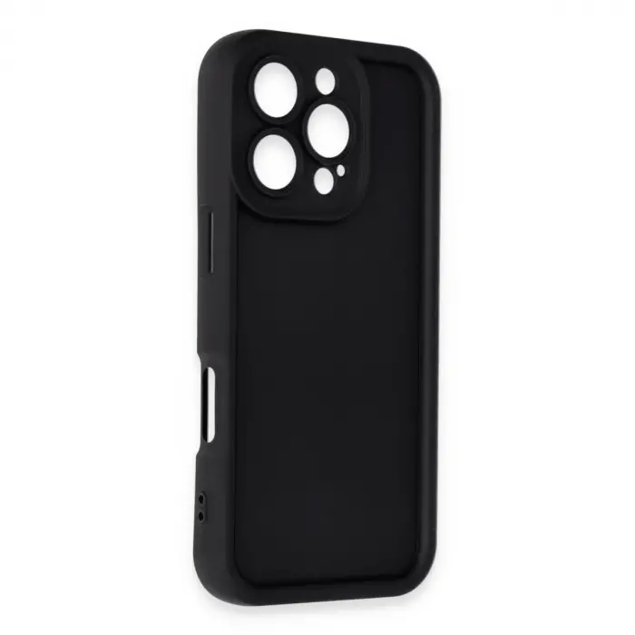 İphone 16 Pro Kılıf Viera Silikon - Siyah
