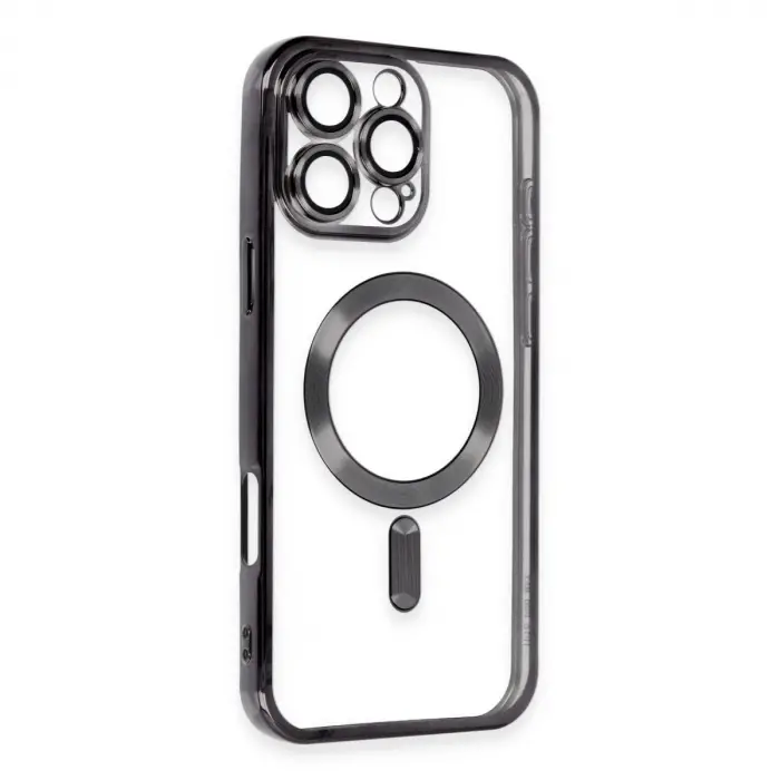 İphone 16 Pro Max Kılıf Kross Magneticsafe Kapak - Siyah