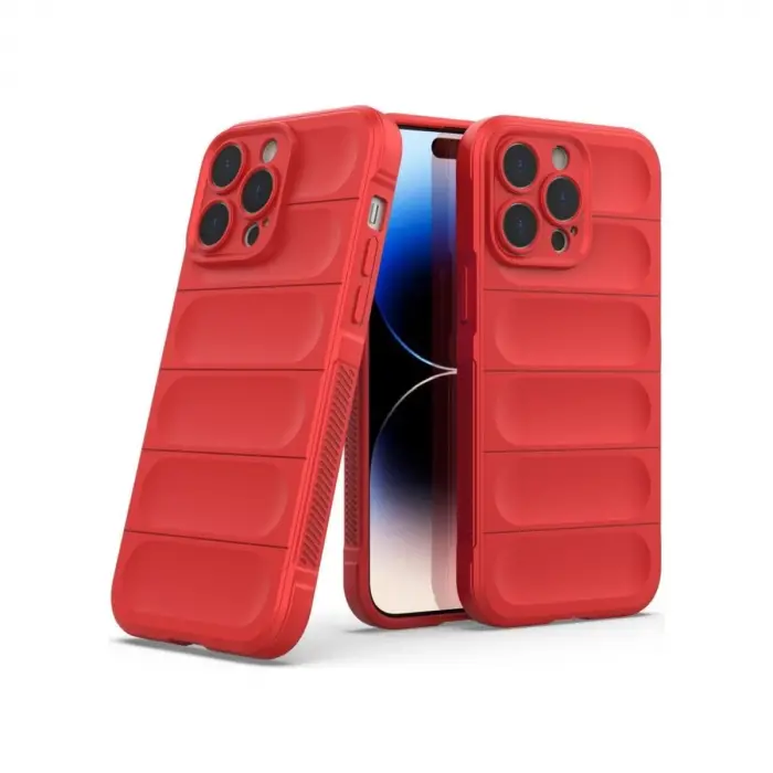 İphone 16 Pro Max Kılıf Optimum Silikon - Kırmızı