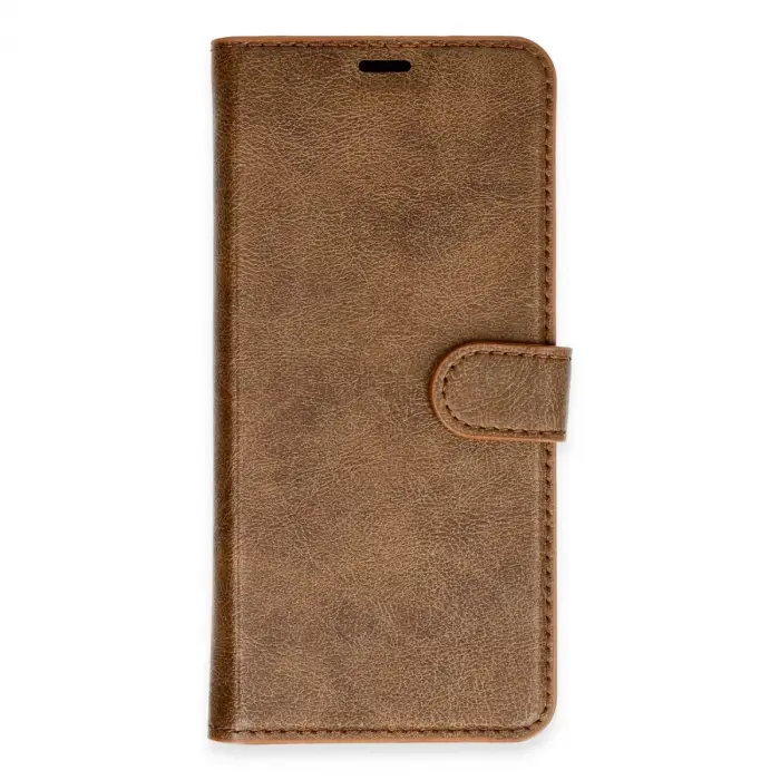 İphone 16 Pro Max Kılıf Trend S Plus Kapaklı Kılıf - Taba