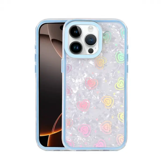 İphone 16 Pro Max Lumi Desenli Kapak - Mavi