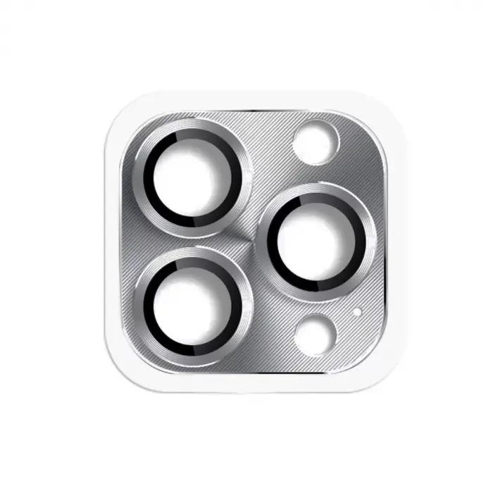 İphone 16 Pro Max Pers Alüminyum Kamera Lens - Gri